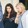 Leah Jenner et Kim Kardashian enceinte, le 27 juillet 2013 