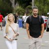 Leah et Brandon Jenner dans les rues de Malibu le 11 juillet 2013