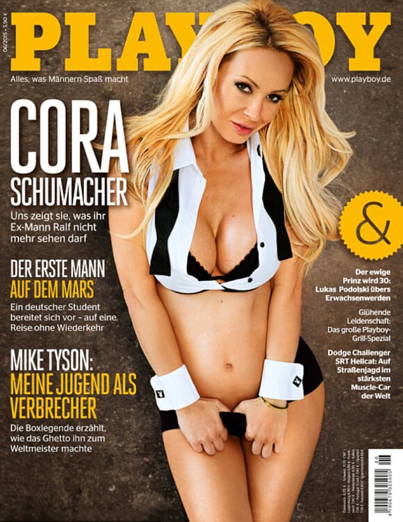 Cora Schumacher en couverture de "Playboy" - mai 2015