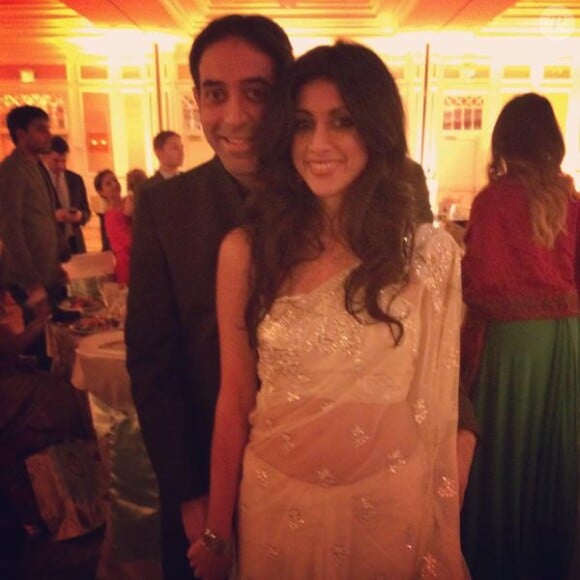 Reshma Shetty et son mari Deep Katdare, sur Twitter le 8 décembre 2014