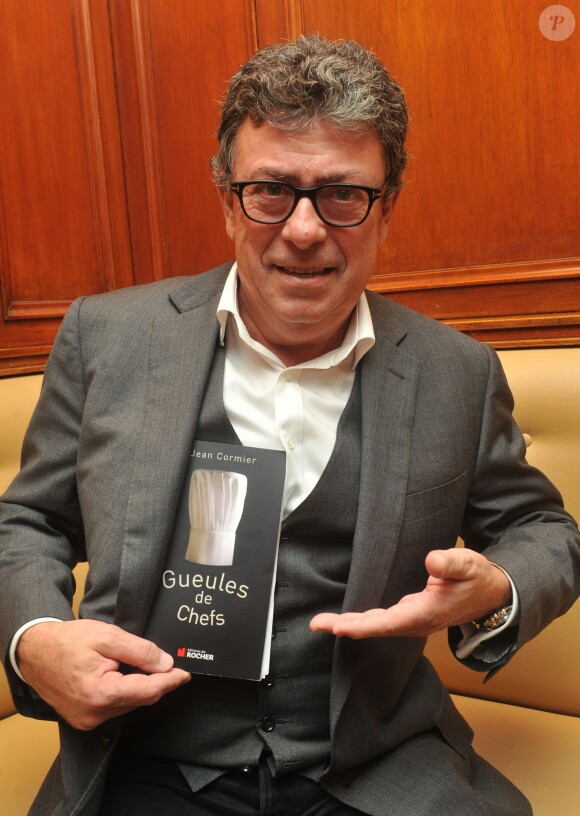 Christian Constant lors de la présentation du livre "Gueules de Chefs" de Jean Cormier au café de Flore à Paris, le 15 octobre 2013
