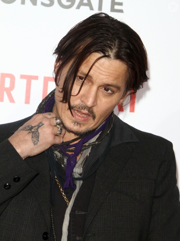 Johnny Depp - Première du film "Mortdecai" à Los Angeles le 21 janvier 2015.  