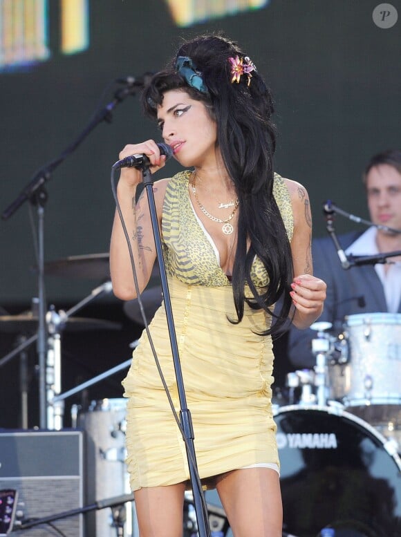 Amy Winehouse à Madrid en 2008.