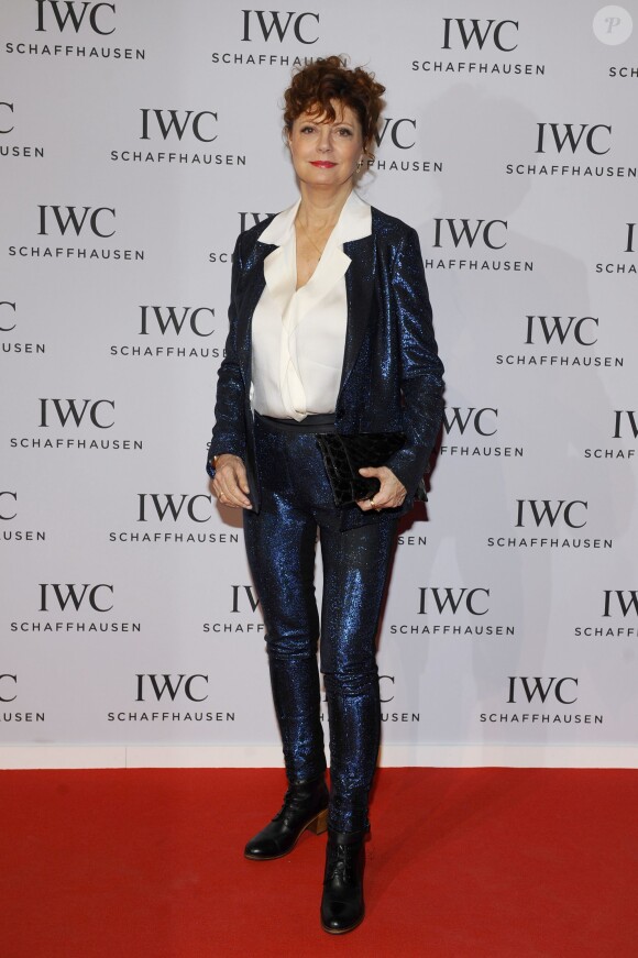 Susan Sarandon - Gala IWC lors du Salon International de la Haute Horlogerie (SIHH) a Geneve le 21 janvier 2014.