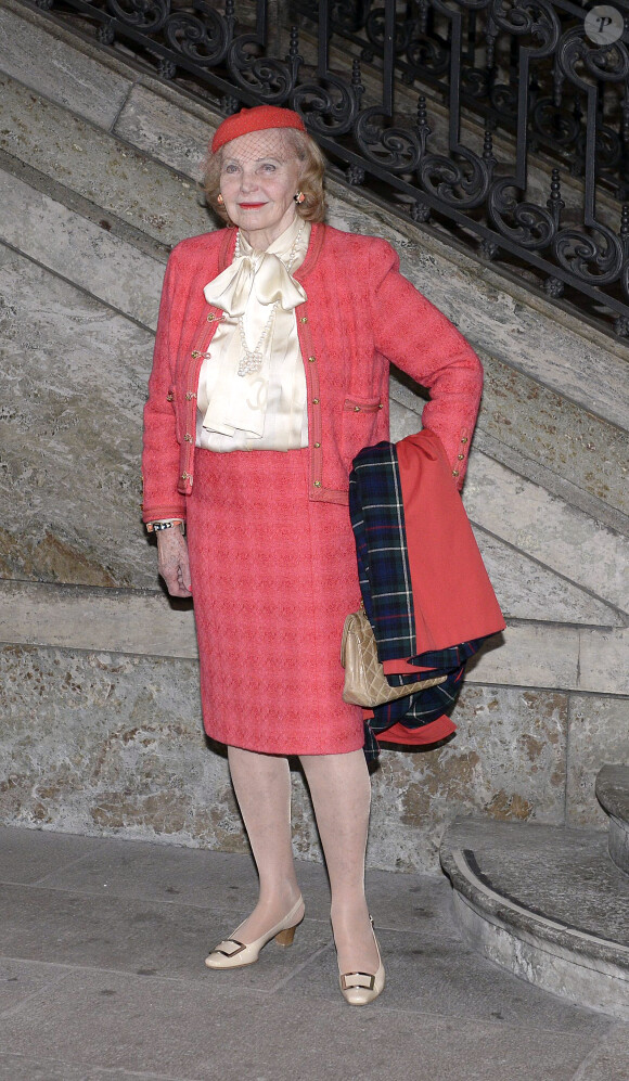 Marianne Bernadotte, comtesse de Wisborg, à la chapelle royale du palais Drottningholm, à Stockholm, le 17 mai 2015 pour la cérémonie de publication des bans du mariage du prince Carl Philip de Suède et de Sofia Hellqvist