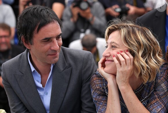 Samuel Benchetrit, Valéria Bruni-Tedeschi - Photocall du film "Asphalte" lors du 68e Festival International du Film de Cannes, le 17 mai 2015