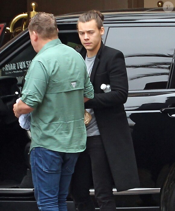 Harry Styles (One Direction) visite l'hôtel "Montage" à Beverly Hills, le 14 mai 2015