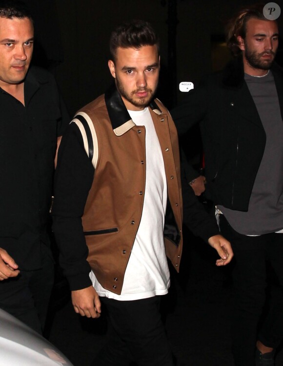 Liam Payne (One Direction) à la sortie du club "Project L.A" à Los Angeles, le 9 mai 2015