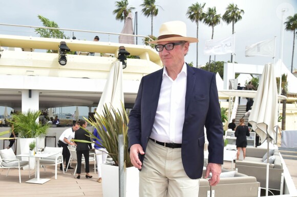 Exclusif - Bertrand Meheut sur la plage du Majestic 68 à Cannes le 14 mai 2015
