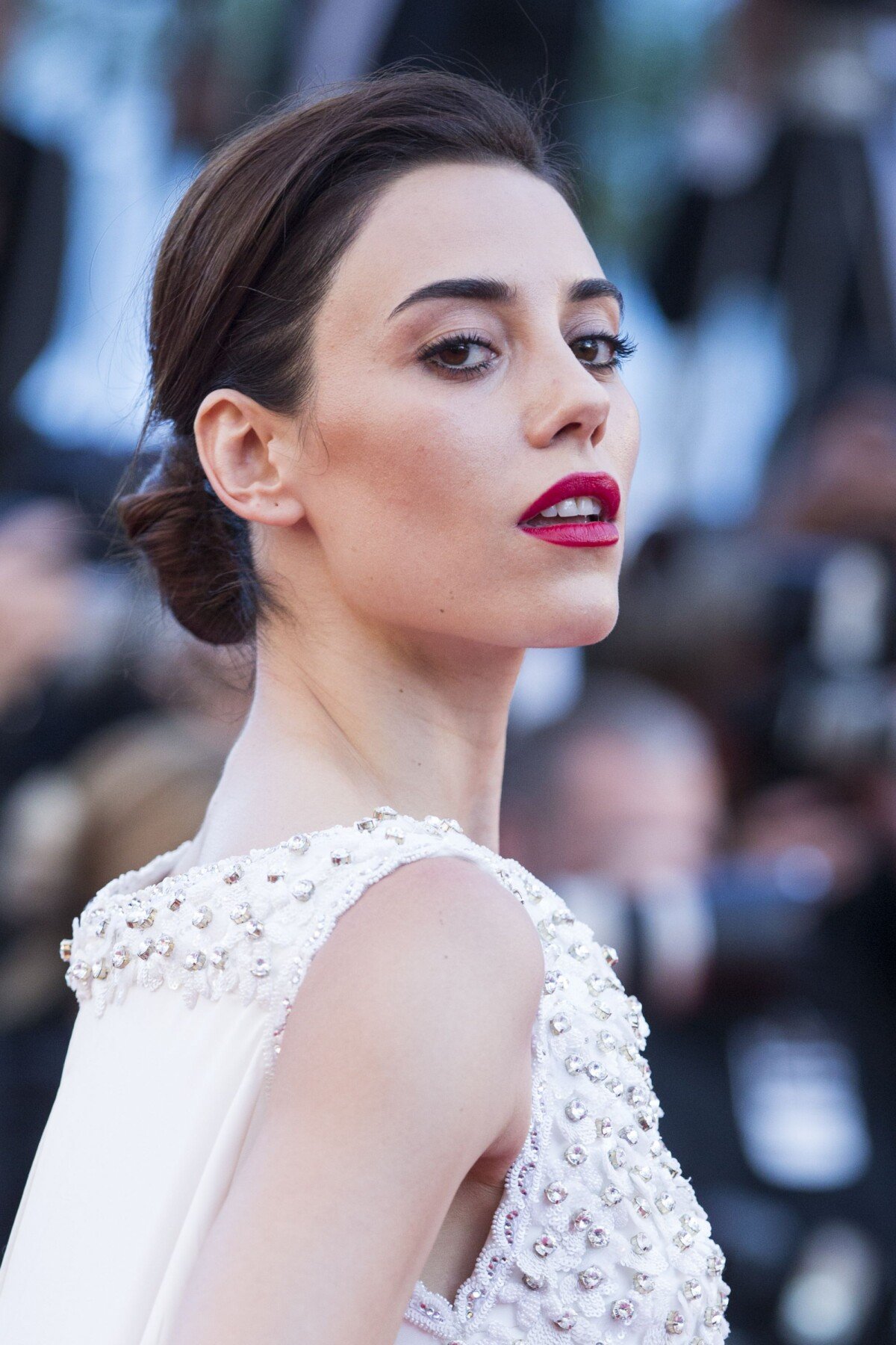 Photo : Cansu Dere lors de la montée des marches du film Vice-Versa lors du  68e Festival International du Film de Cannes, à Cannes le 18 mai 2015 -  Purepeople