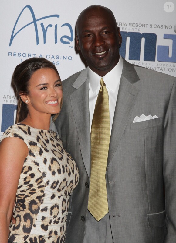 Michael Jordan et sa femme Yvette Prieto lors du 11e Annual Michael Jordan celebrity invitational gala à l'Aria Resort and Casino de Las Vegas le 30 mars 2012
