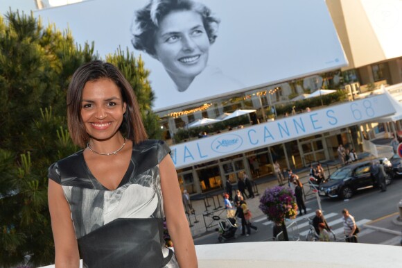 Exclusif - Laurence Roustandjee et son compagnon Grégory Ferrié qui est le créateur de cette "Vodka Red Carpet". - Cocktail "Vodka Red carpet" lors du 68 ème Festival International du Film de Cannes le 18 mai 2015