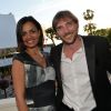 Exclusif - Laurence Roustandjee et son compagnon Grégory Ferrié qui est le créateur de cette "Vodka Red Carpet". - Cocktail "Vodka Red carpet" lors du 68 ème Festival International du Film de Cannes le 18 mai 2015