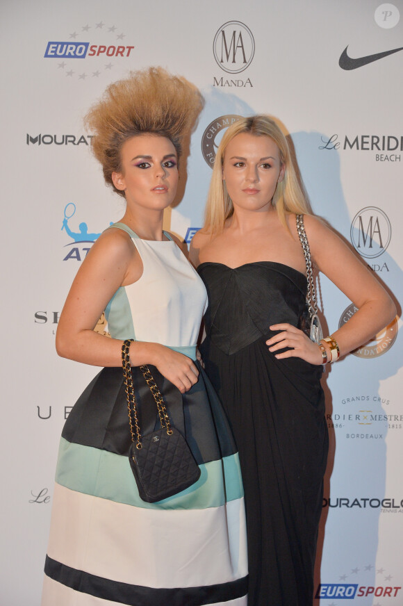 Tallia Storm et sa soeur lors de la soirée de la fondation Champ'Seed à l'hôtel Méridien de Monte-Carlo à Monaco le 19 mai 2015