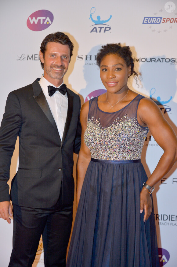 Serena Williams et Patrick Mouratoglou lors de la soirée de la fondation Champ'Seed à l'hôtel Méridien de Monte-Carlo à Monaco le 19 mai 2015