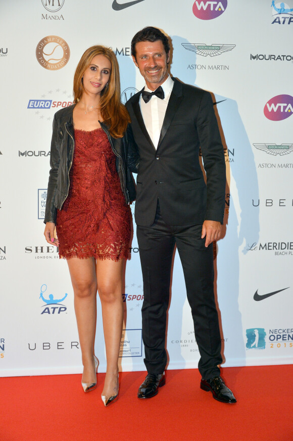 Sheeva Moshiri et Patrick Mouratoglou lors de la soirée de la fondation Champ'Seed à l'hôtel Méridien de Monte-Carlo à Monaco le 19 mai 2015