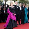 Jane Fonda, Michael Caine, Harvey Keitel, Paolo Sorrentino, Rachel Weisz, Paul Dano, Alex MacQueen, Madalina Ghenea - Montée des marches du film "Youth" lors du 68e Festival International du Film de Cannes, le 20 mai 2015.