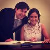 Adam Garcia (Coyote Girls) et Nathalia Chubin se sont mariés à Londres, en mars 2015.