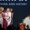 Karlie Kloss, Kendall Jenner, Gigi Hadid et Jourdan Dunn, photographiées par Mario Testino lors du gala "Cinema Against AIDS 22" de l'amfAR à l'hôtel Cap-Eden-Roc. Antibes, le 21 mai 2015.