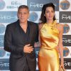 George Clooney et son épouse Amal lors de l'avant-première du film A la poursuite de demain à Tokyo le 25 mai 2015