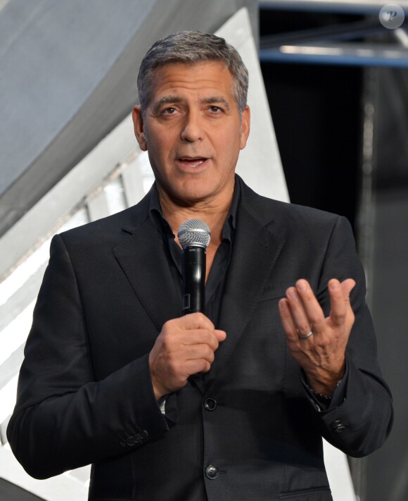 George Clooney lors de l'avant-première du film A la poursuite de demain à Tokyo le 25 mai 2015
