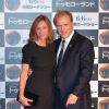 Brad Bird et sa femme Elizabeth lors de l'avant-première du film A la poursuite de demain à Tokyo le 25 mai 2015