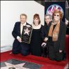 Amy Stiller et son frère Ben Stiller avec leurs parents Jerry Stiller et sa femme Anne Meara recevant leur étoile sur le Walk of Fame à Hollywood en 2007