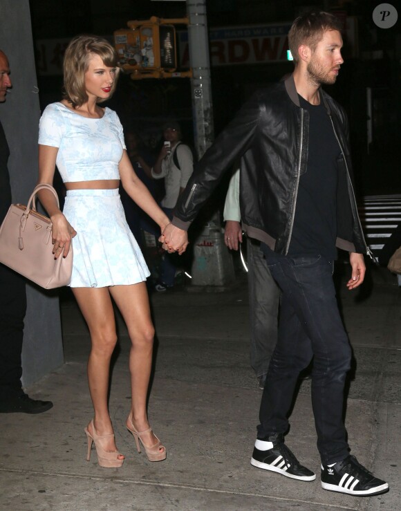 Taylor Swift et son petit ami Calvin Harris ont fait la fête ensemble à New York, le 26 mai 2015 