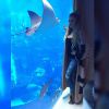 Khloé Kardashian visite un zoo à Dubaï. Photo publiée le 26 mai 2015.