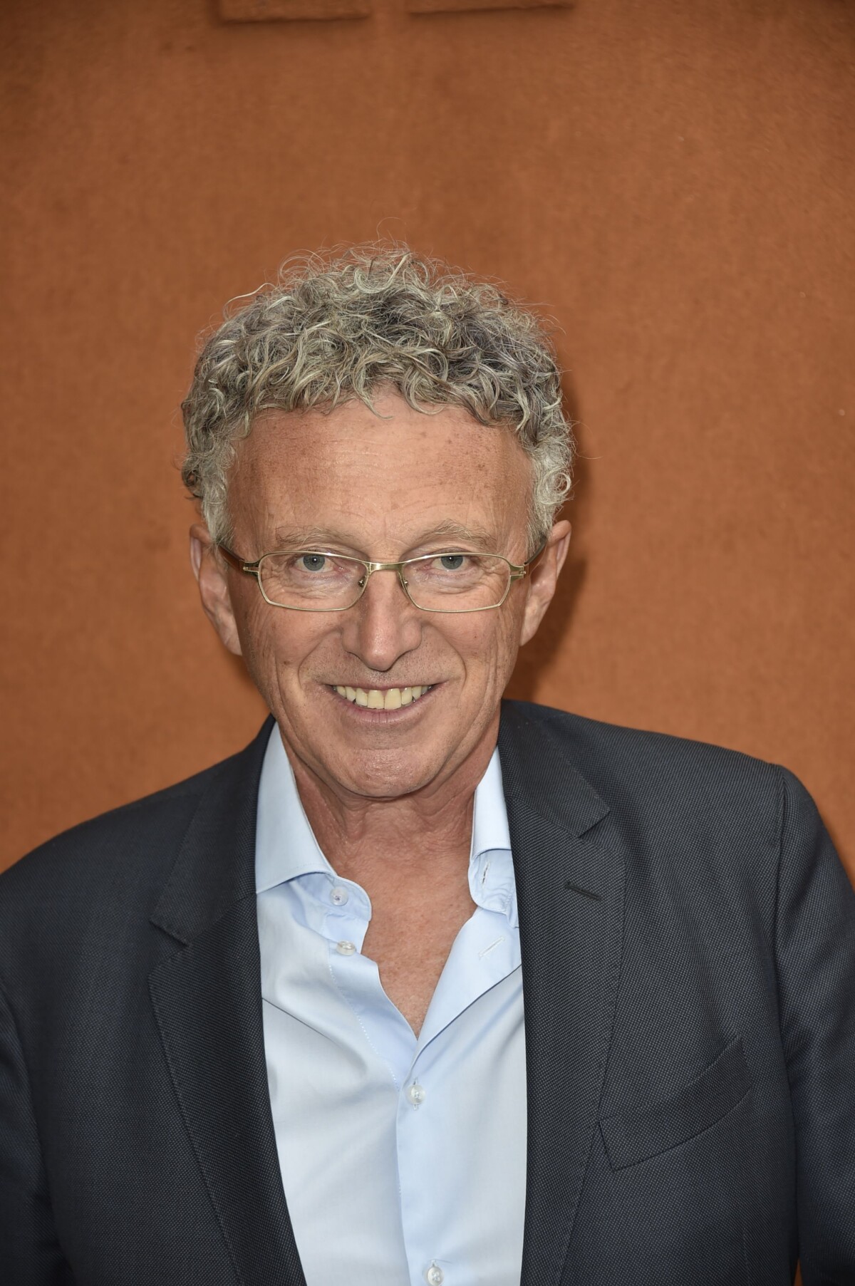 Vidéo Nelson Monfort lors des Internationaux de France à Roland Garros, le 28 mai 2015 à Paris