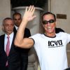 Jean-Claude Van Damme à Paris le 10 août 2012.