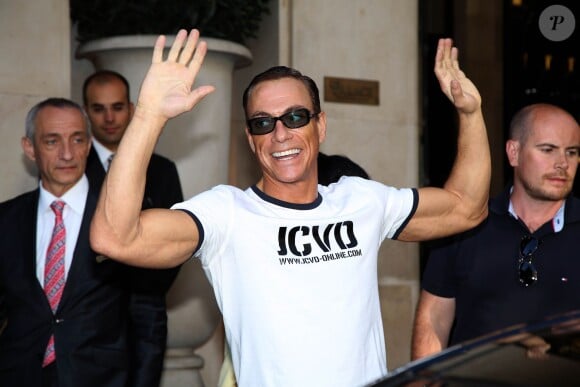 Jean-Claude Van Damme à Paris le 10 août 2012.