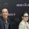 Jean Claude Van Damme et sa femme Gladys Portugues à Madrid le 8 août 2012.
