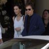 Exclusif - Paul McCartney et sa femme Nancy Shevell quittent l'hôtel Four Seasons à Beverly Hills le 6 avril 2015.