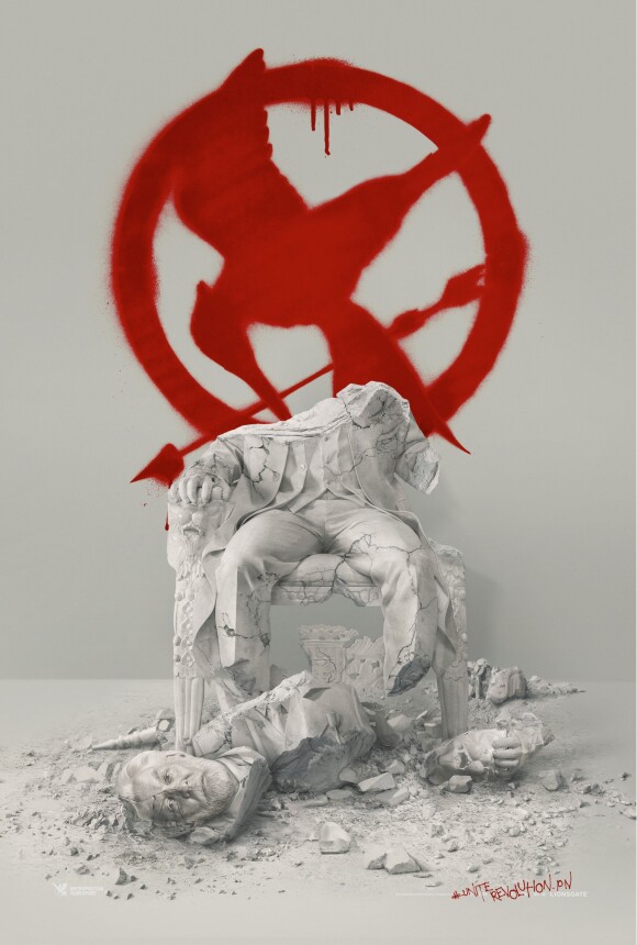 Première affiche officielle de Hunger Games : La Révolte - Partie 2.
Le Capitole a été hacké par les rebelles. La Révolution est en marche !