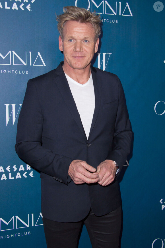 Gordon Ramsay - People à l'inauguration de la boîte de nuit Omnia à Las Vegas, le 25 avril 2015.