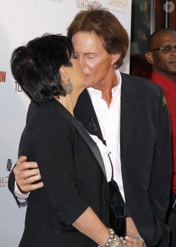 Bruce et Kris Jenner à Los Angeles. Avril 2010.