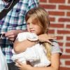 Michelle Williams et sa fille Matilda à New York le 6 octobre 2014