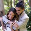 Exclusif - Rendez-vous avec Julien Guirado et Vanessa Lawrens au Domaine de Beaulieu. Le 16 mai 2015.
