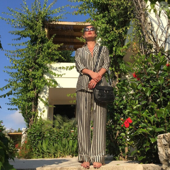 Kate Moss en vacances à Bodrum, en Turquie. Juin 2015.