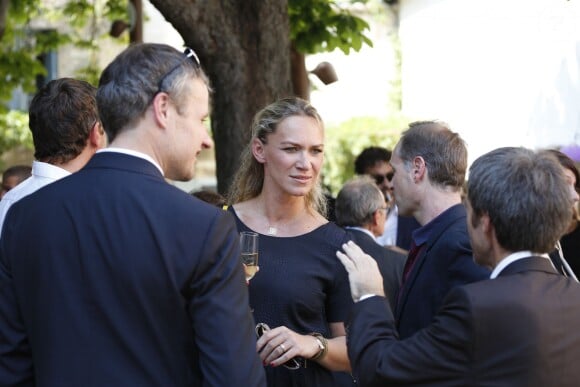 Exclusif - Mariage religieux de Vincent Labrune, Président de l'Olympique de Marseille, et Laetitia de Luca à l'église collégiale Saint-Martin de Saint-Rémy-de-Provence, le 6 juin 2015.