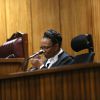 La juge Thokozile Masipa au moment du verdict d'Oscar Pistorius, le 10 décembre 2014 à Pretoria