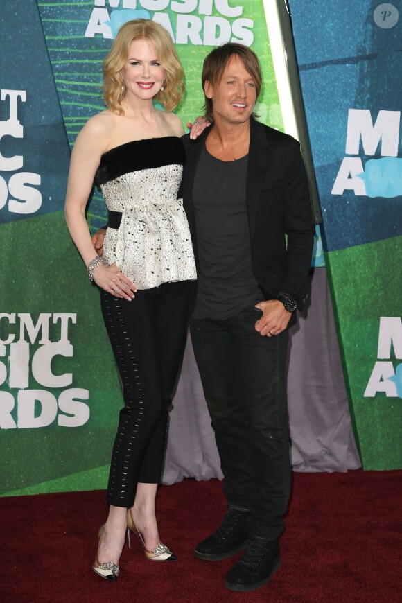 Nicole Kidman et Keith Urban - Cérémonie des Country Music Television Awards au Bridgestone Arena de Nashville, Tennessee, le 10 juin 2015.
