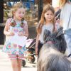 Sarah Jessica Parker emmène les jumelles Tabitha Hodge et Marion Loretta à l'école, New York le 9 juin 2015