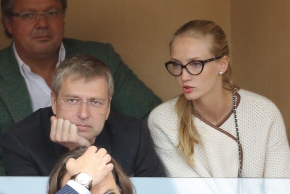 Dmitry Rybolovlev (Président de l'AS Monaco) et sa compagne à Monaco le 20 avril 2014
