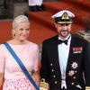 Le prince Haakon de Norvège et la princesse Mette-Marit - Mariage du prince Carl Philip de Suède et Sofia Hellqvist à Stockholm le 13 juin 2015  STOCKHOLM 2015-06-13. Wedding of Prince Carl Philip of Sweden and Miss Sofia Hellqvist. Crown Prince Haakon, Crown Princess Mette-Marit of Norway.13/06/2015 - Stockholm