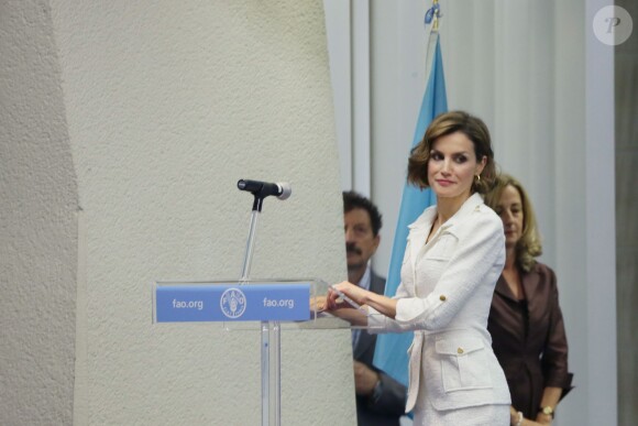 La reine Letizia d'Espagne a été nommée le 12 juin 2015 Ambassadrice spéciale de la FAO pour la nutrition, à Rome, au siège de l'Organisation des Nations unies pour l'Alimentation et l'Agriculture.