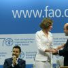 La reine Letizia d'Espagne a été nommée le 12 juin 2015 Ambassadrice spéciale de la FAO pour la nutrition, à Rome, au siège de l'Organisation des Nations unies pour l'Alimentation et l'Agriculture.