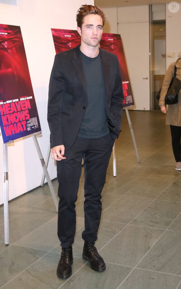 Robert Pattinson à la première de "Heaven Knows What" à New York, le 18 mai 2015  