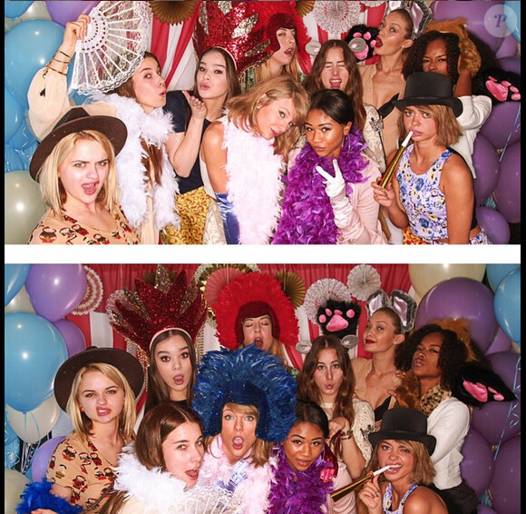 Taylor Swift et ses copines pour la baby-shower de Jaime King sur Instagram le 15 juin 2015